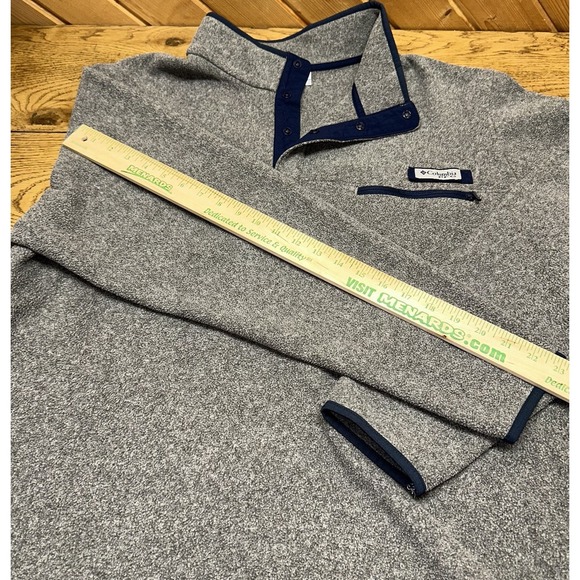 St Louis Cardinals MLB Columbia PFG‎ Fleece 1/4 Snap Pullover Gray Men's 2XL $90 - Picture 7 of 8